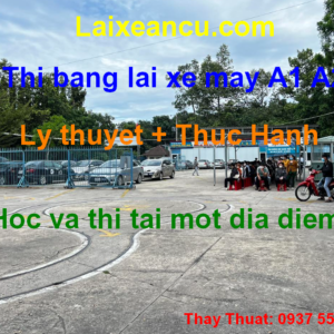 Hoc lai xe may thi bang lai xe may Binh Duong 1