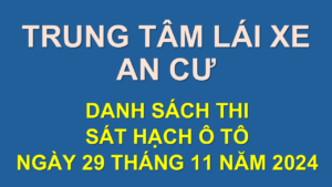 DANH SACH THI SAT HACH NGAY 29 THANG 11 NAM 2024